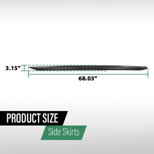 Solid Spare Fit For 2019-2023 BMW 3 Series G20 330i M Sport Side Skirts Body Kit Carbon Look