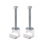 Solid Spare Fit For Tool Box Mount J Hook Toolbox Pickup Rail Mounting Clamp Tiedown Truck