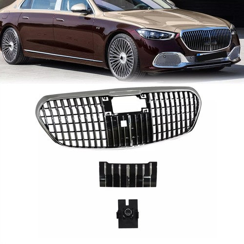 For Maybach Mercedes Benz W223S450L S500 S580 S680 2021-2024 Grille W/ACC Chrome