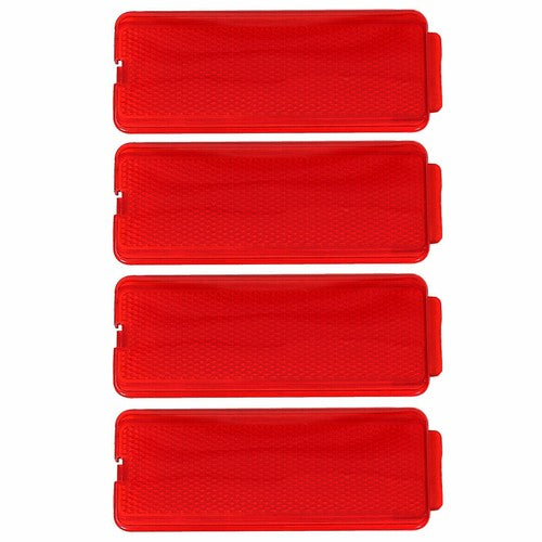 Solid Spare Fit For Ford F250 F350 Super Duty 1999-2007 Front Rear Door Red Reflector Panel