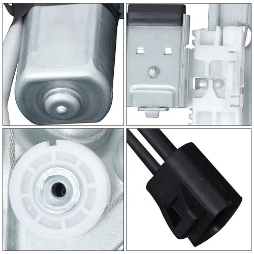 Solid Spare For Chevy Silverado 1500 2500 99-07 741-644 Power Window Regulator with Motor