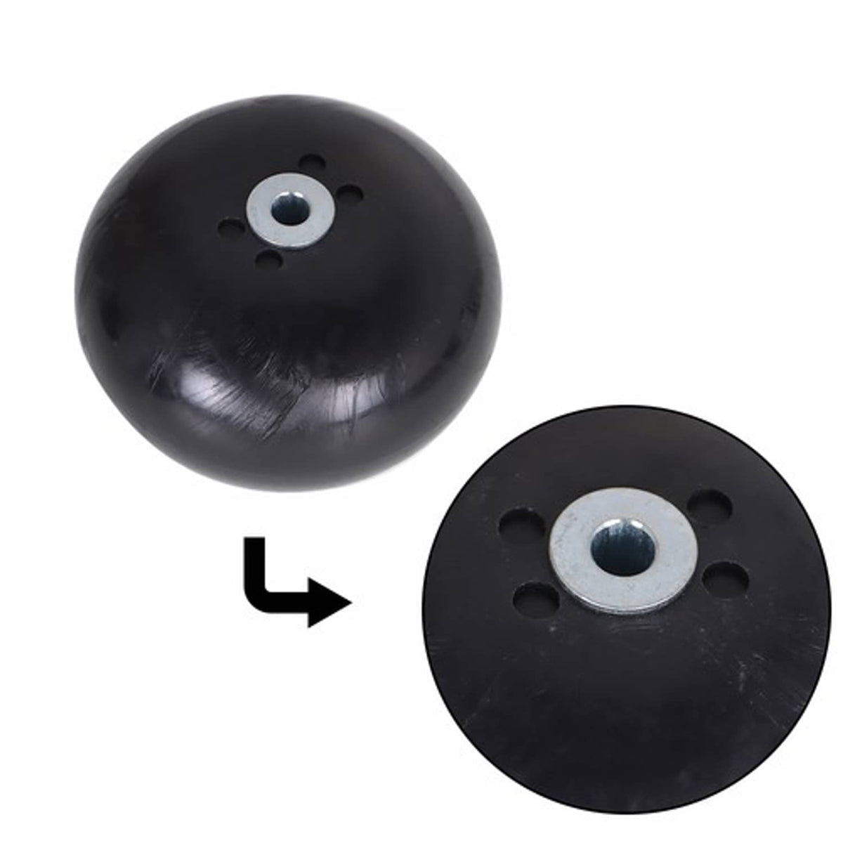 Solid Spare For Turf Tiger Wildcat 481632 210-033 10225 72-758 226-733 Deck Wheels 6Pc