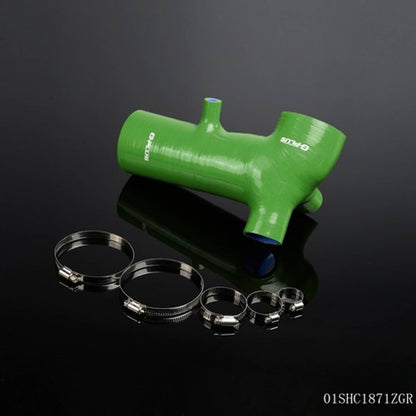 Solid Spare Fit For BRZ Scion FR-S GT86 2012 Green Silicone Air Intake Hose + Free Clamps