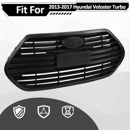 For 2013-2017 Hyundai Veloster Turbo Front Upper Grille Matte Black 865612V510