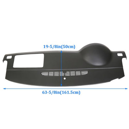 Solid Spare Dash Cover Cap Black For 2007-2014 Avalanche Suburban Tahoe Yukon Panel Pad