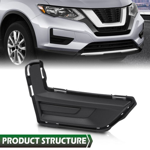 Solid Spare Fit For 2017-2020 Nissan Rogue NI1039148 Front Passenger Side Fog Light Cover