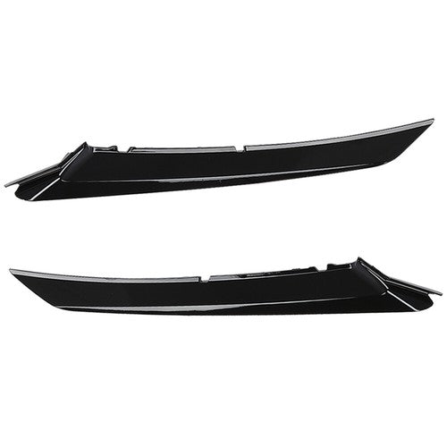 Solid Spare Fit For 18-22 Toyota Camry SE/XSE Front Bumper Headlight Trim Molding Pair