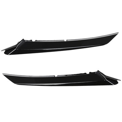Solid Spare Fit For 18-22 Toyota Camry SE/XSE Front Bumper Headlight Trim Molding Pair