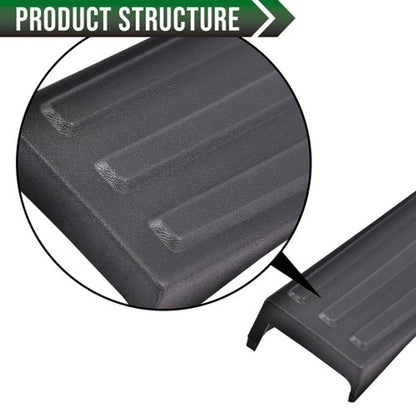 Solid Spare Fit For 2009-2014 Ford F150 Flexible Flex Step Tailgate Molding Trim Black New