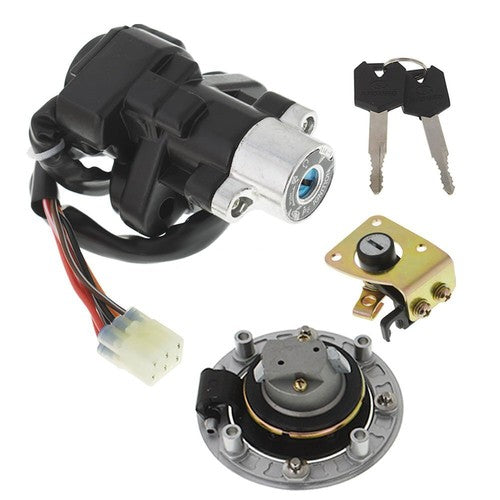 Solid Spare For Suzuki Katana GSX600F 750F 98-06 Ignition Switch Gas Cap Cover Seat Lock Key