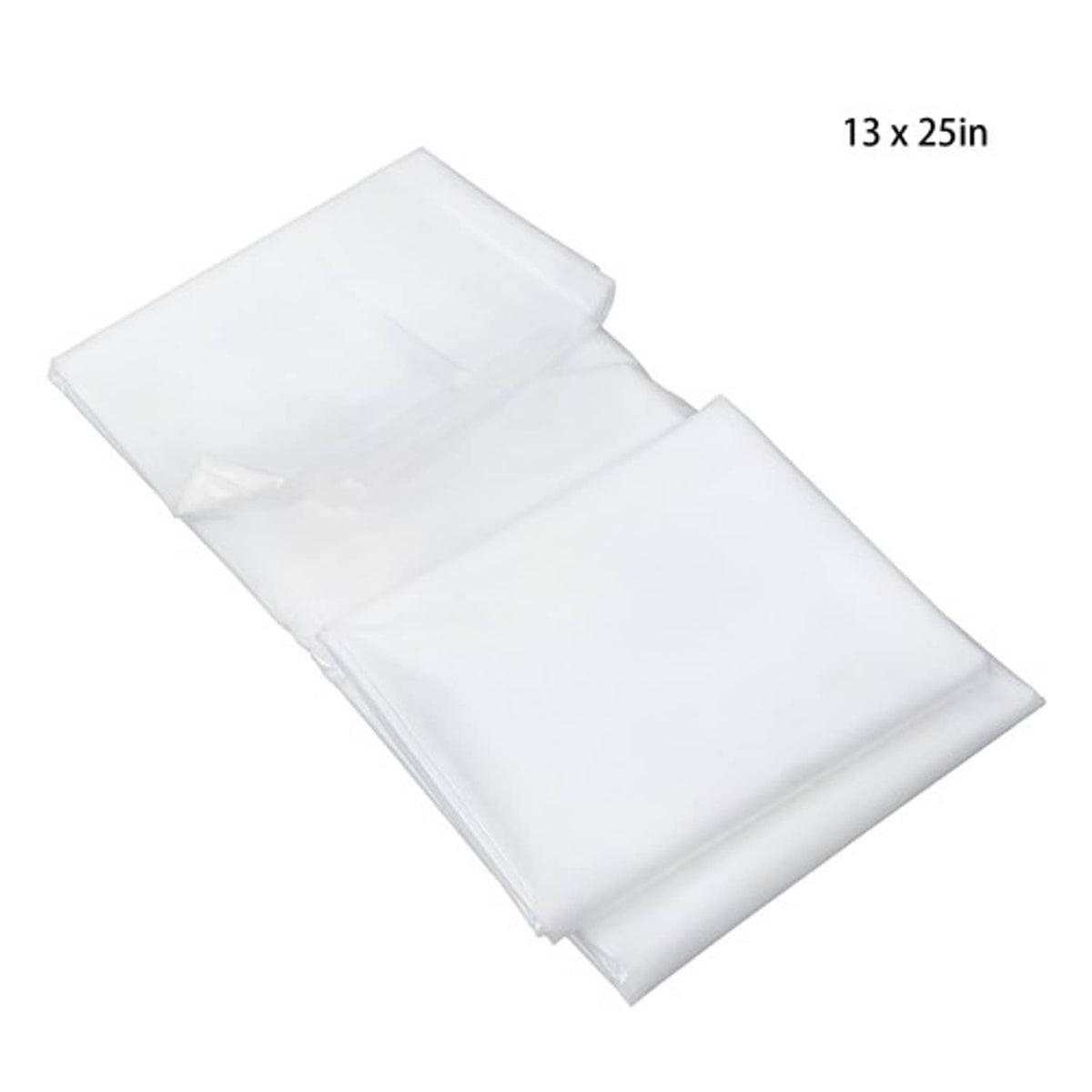 Solid Spare Clear Greenhouse Plastic Sheeting - 6 mil UV Resistant Polyethylene 13 × 25 FT