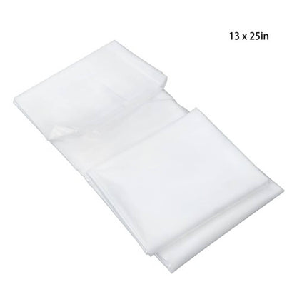 Solid Spare Clear Greenhouse Plastic Sheeting - 6 mil UV Resistant Polyethylene 13 × 25 FT