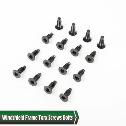 Solid Spare Windshield Frame Torx Screws Bolts Fit For 76-06 Jeep CJ/YJ/TJ Wrangler