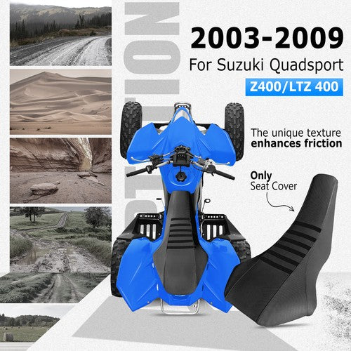 Solid Spare Seat Cover For Suzuki Quadsport Z400 Quadsport LTZ 400 2003-2009 2008 PVC