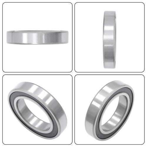 Solid Spare 6010-2RS Deep Groove Ball Bearings 10Pcs 50mm Inner Dia 80mm OD 16mm Bore Sealed