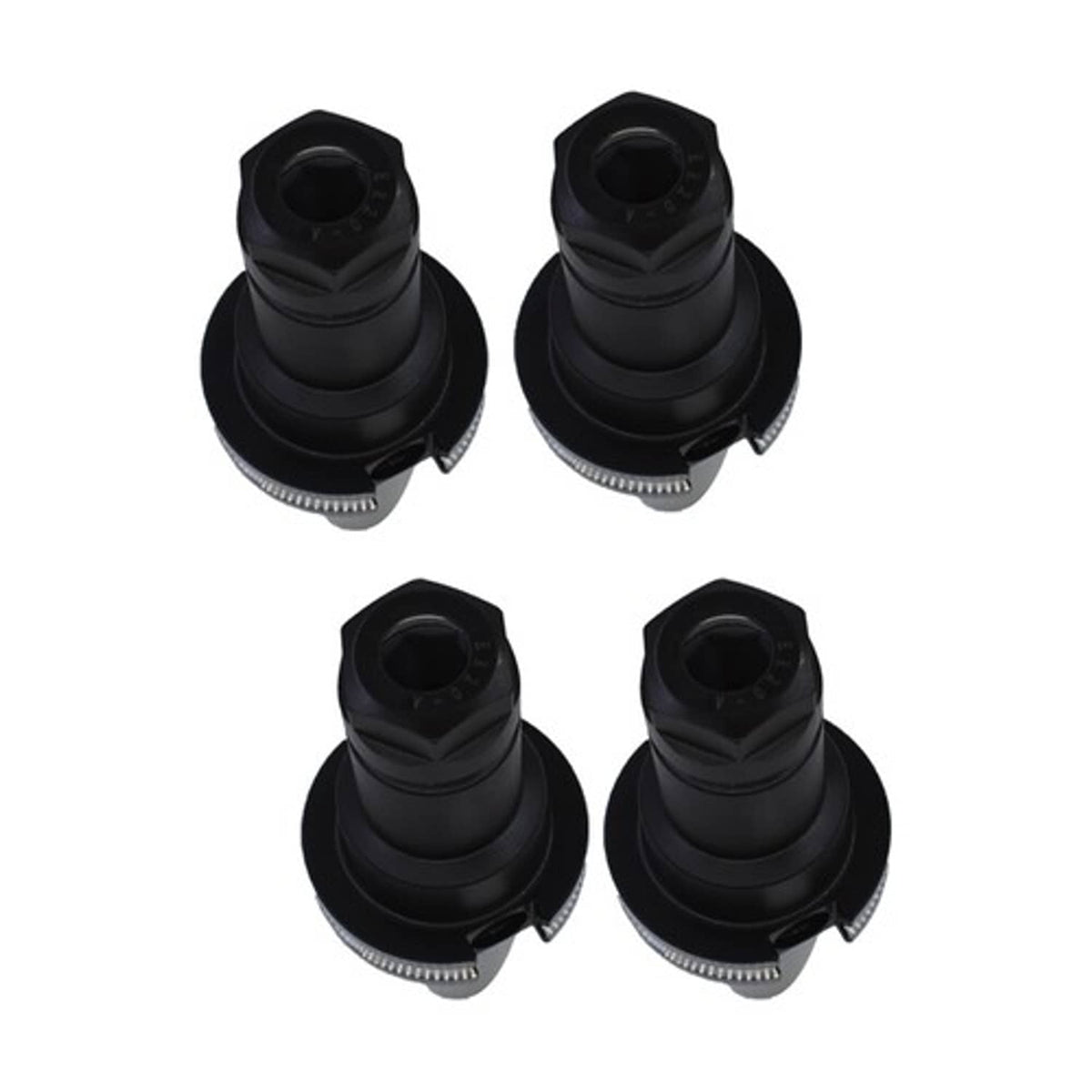 Solid Spare CAT40-ER20 Collet Chucks W. 4" Long Gage Length - 4 Chucks Tool Holder Set New