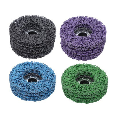 Solid Spare 3*black,2*green ,3*purple and 2*blue 10-Pack 4-1/2' x 7/8' Diamond Discs