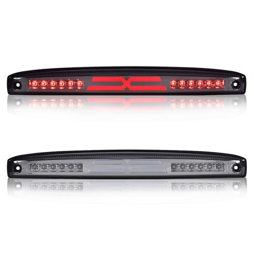 Solid Spare Fit For 03-06 Dodge Ram 2500 3500 LED Rear Center Tailgate Brake Light Smoke