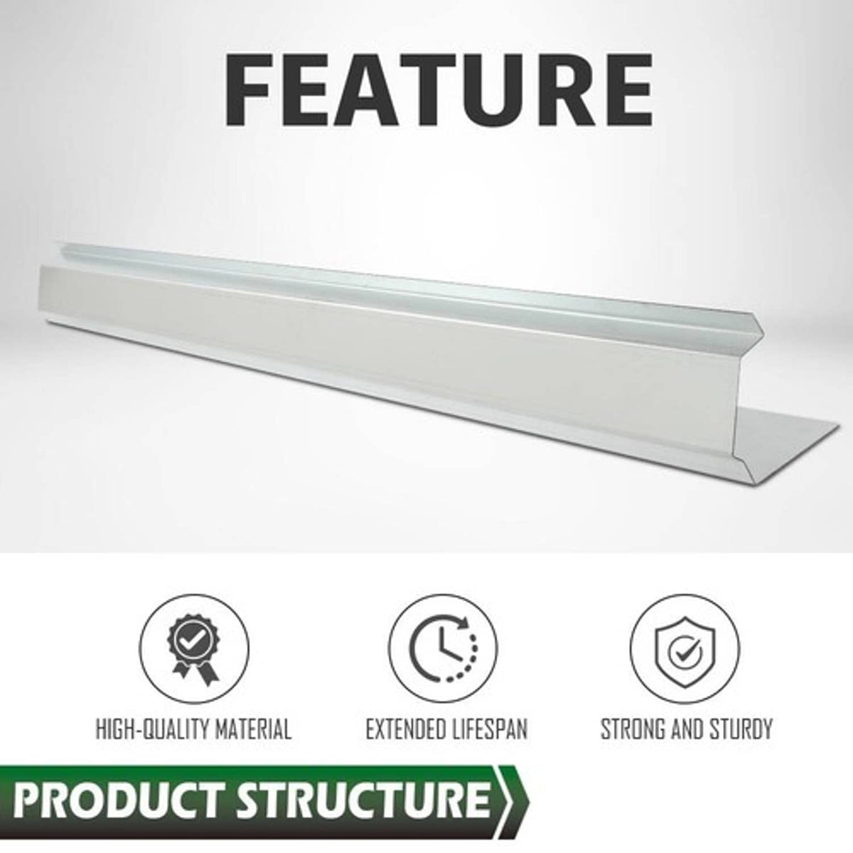 Solid Spare Rocker Panel Fit For 14-18 Chevy Silverado GMC Sierra 62.99" Crew Cab Left+Right