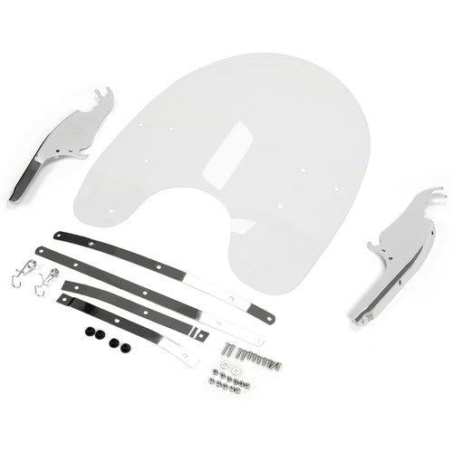 Solid Spare 26" Acrylic Windscreen Windshield For Harley Softail Deluxe Fat Boy FLS 2000-17