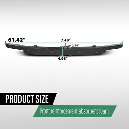 Solid Spare Front Reinforcement Impact Energy Absorber Foam Fit For 2017-2023 Tesla Model 3