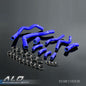 Solid Spare Blue Silicone Radiator Hose+Clamps Kit Fit For 2001-2006 BMW Mini Cooper S R53