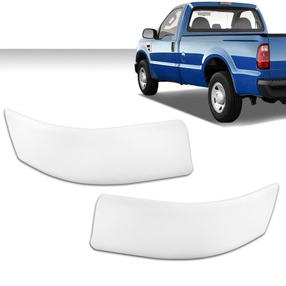 Solid Spare Cab Corner Roof Molding White Fit For 99-07 Super Duty Regular & Crew Cab LH RH