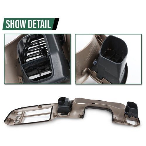 Solid Spare Fit For 95-05 Chevy Astro GMC Sarfari Dash Radio Cluster Trim Bezel Vent Panel