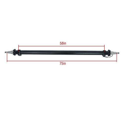 Solid Spare 7k TK Trailer Axle RV Utility Axle-(7000 lb Beam Only) Idler 75"HF 58"SC