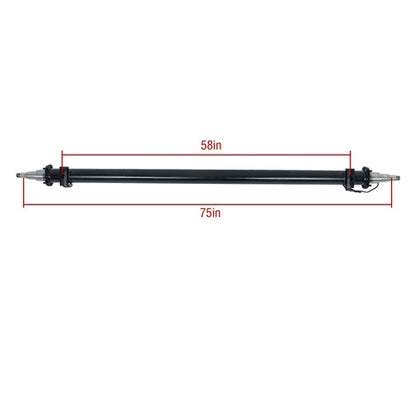 Solid Spare 7k TK Trailer Axle RV Utility Axle-(7000 lb Beam Only) Idler 75"HF 58"SC