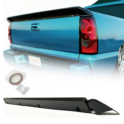 Solid Spare Tailgate Spoiler Wing Fit For 1999-2006 Chevy Silverado Sierra 1500