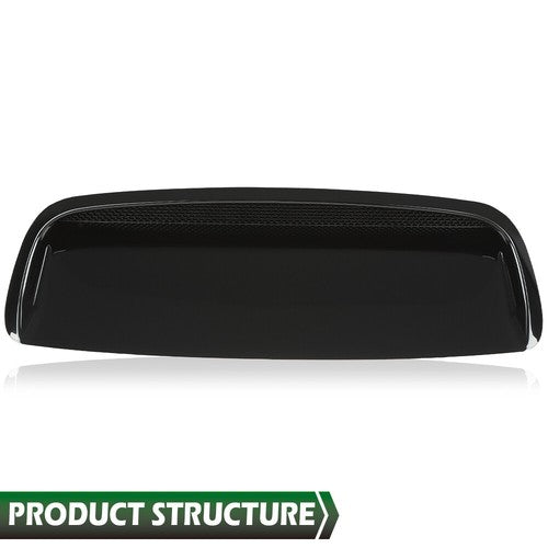 Solid Spare Fit For 2005-2011 Toyota Tacoma Pickup Black Front Sport Hood Scoop Bulge Kit