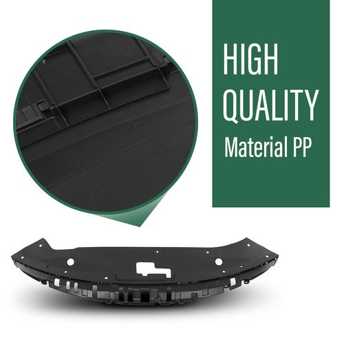 Solid Spare Upper Grille Radiator Hood Cover Sight Shield Fit For 2019-2020 Kia Optima