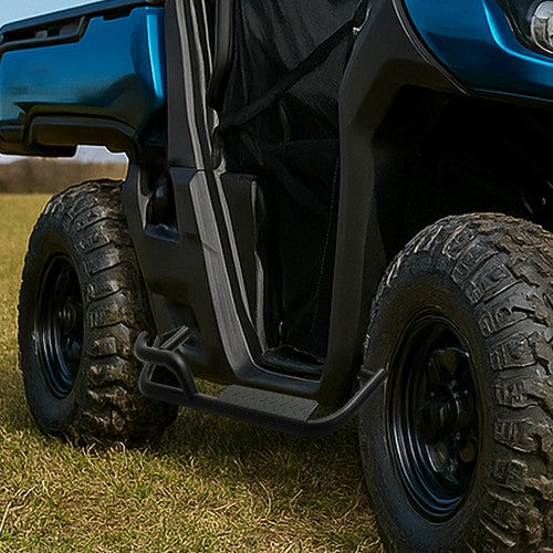 Solid Spare For Can-Am Defender HD5 HD8 HD10 2 Door 2016-up Nerf Bars | Powder Coated Steel