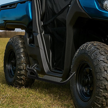 Solid Spare For Can-Am Defender HD5 HD8 HD10 2 Door 2016-up Nerf Bars | Powder Coated Steel