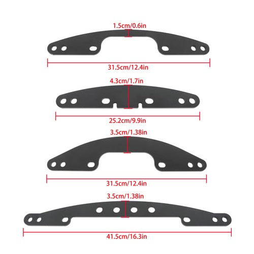 Solid Spare New ATV Front Widening Kit Fit For Honda TRX250X 2009 2010 2011 2012 2013 Black