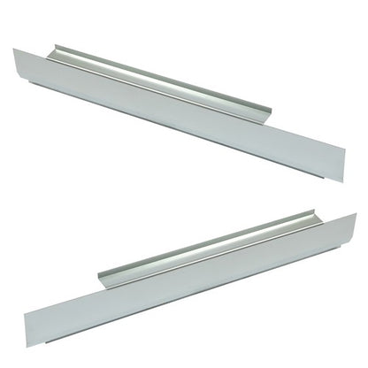 Solid Spare Slip-on Rocker Panels For 02-08 Ram 1500 03-09 06 07 2500 3500 Standard Cab 2Dr