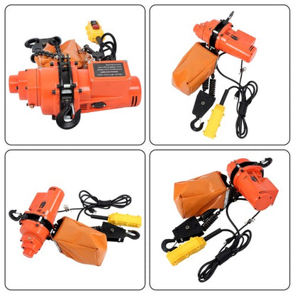 Solid Spare 1T/2200lbs 3m/10Ft Wired Remote Control Electric Chain Hoist G80 double chain