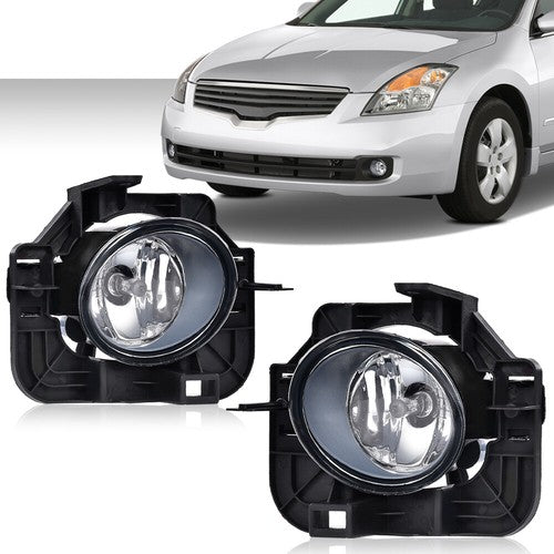 Solid Spare Bumper Fog Lights Driving Lamps w/ Wiring+Switch Fit For 2007-2012 Nissan Altima