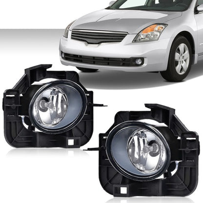 Solid Spare Bumper Fog Lights Driving Lamps w/ Wiring+Switch Fit For 2007-2012 Nissan Altima