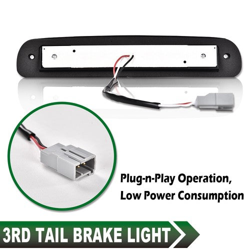 Solid Spare FIT FOR 1999-2016 FORD F250 F350 SUPER DUTY RED LED THIRD BRAKE LIGHT CARGO LAMP