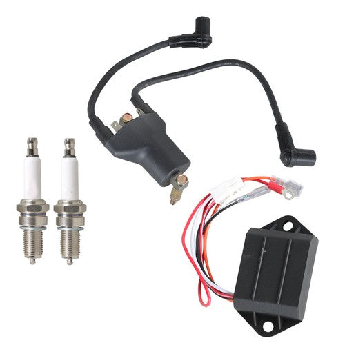 Solid Spare Ignition Coil CDI Ignitor AC Spark Plug For EZGO Golf Cart 4 Cycle Gas 72562-G01