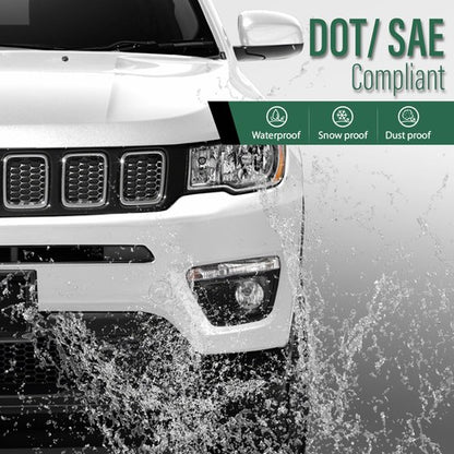 Solid Spare Fit For 2018-2021 Jeep Compass Front Bumper Parking Light Left Driver Side