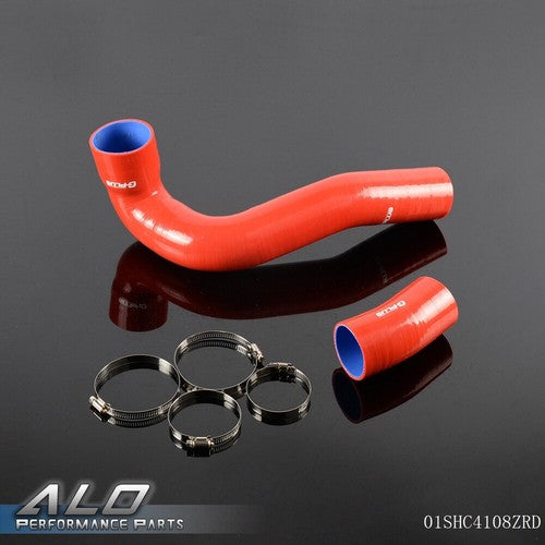 Solid Spare Fit For Land Rover Freelander 2 2.2 Diesel Silicone Intercooler Hose Kit Red