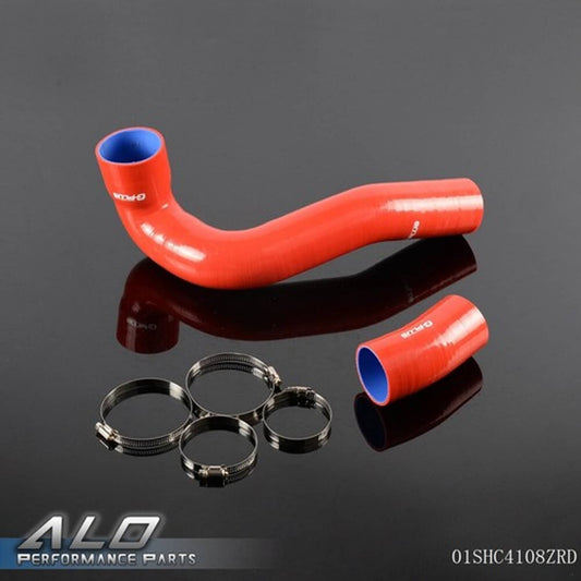 Solid Spare Fit For Land Rover Freelander 2 2.2 Diesel Silicone Intercooler Hose Kit Red