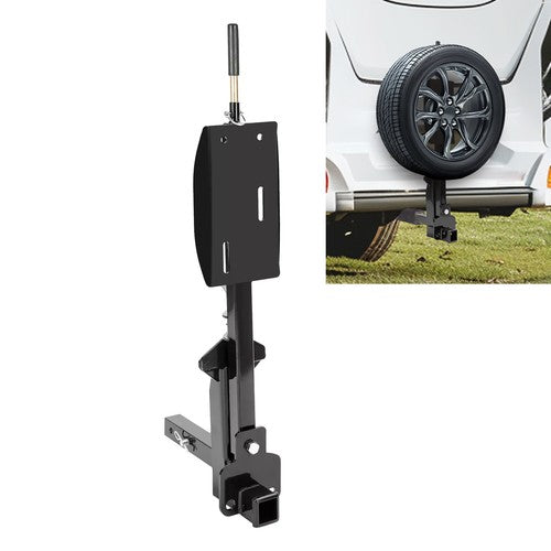 Solid Spare RV Spare Tire Carrier W/ 2" Receiver For 16" - 24.5" Wheels