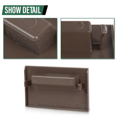 Solid Spare Fit For Chevy GMC Truck 1988-1994 Dashboard Fuse Panel Cover Replacement Brown