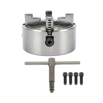 Solid Spare K72-125 5" Lathe Chuck 4-Jaw Reversible - Independent Wood Turning