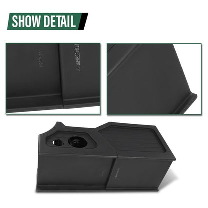 Solid Spare 12" Center Console Subwoofer Box Fit For 2007-2013 Chevy Silverado GMC Sierra