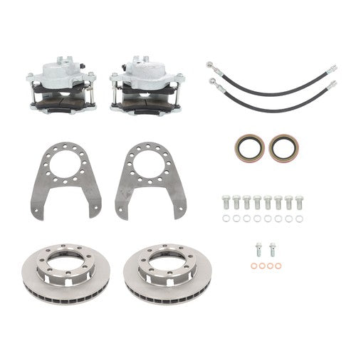 Solid Spare For GM Disk Brakes 14 Bolt Complete Disc Brake Conversion Kit 10.5 SRW 1973-1988